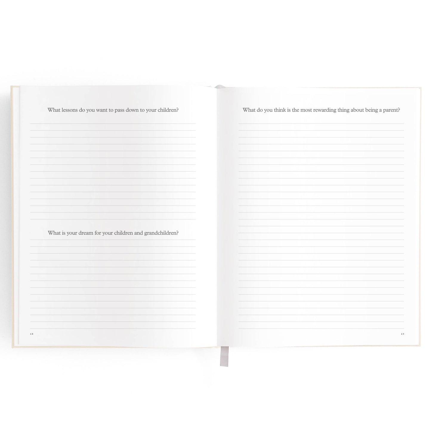 This Is My Story Memoir Journal Cream | Fox & Fallow