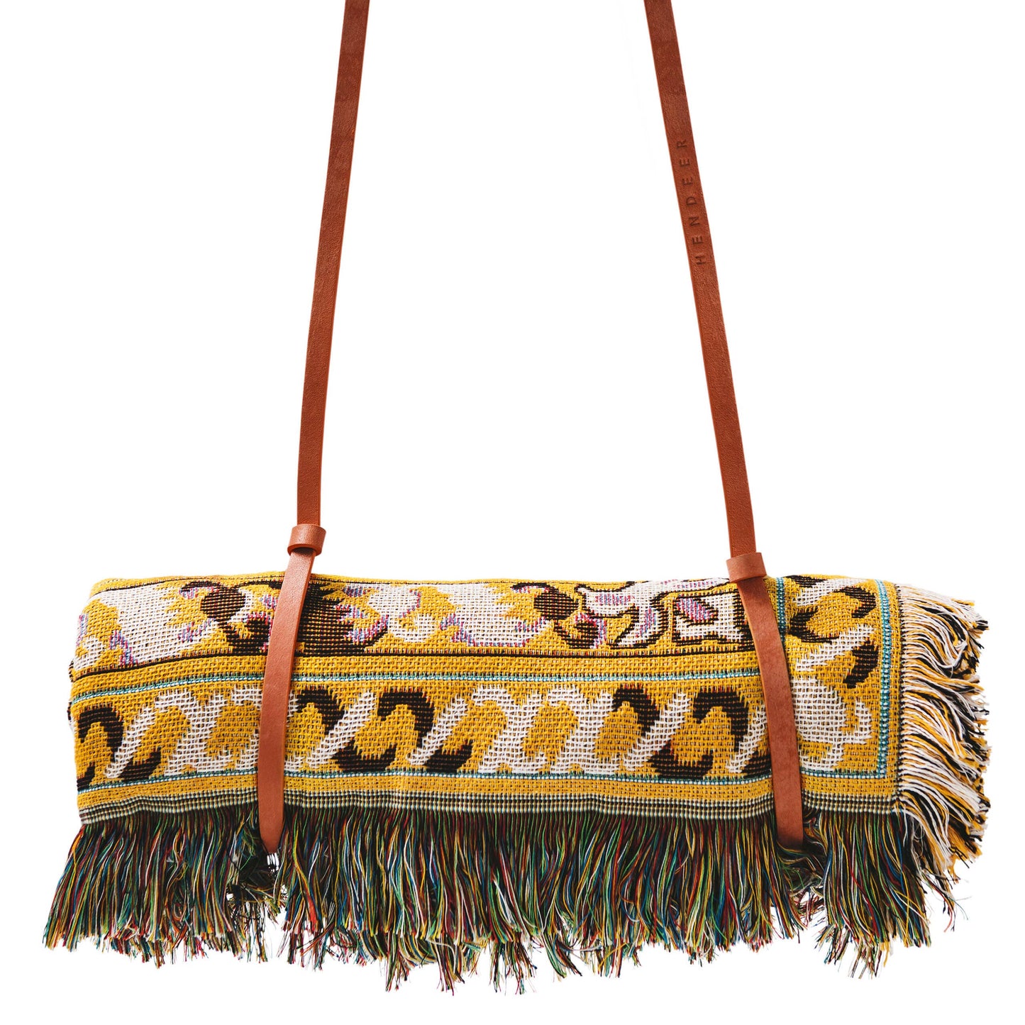 ‘Here Comes The Sun' Woven Picnic Rug/Throw: Regular 130x160cm | HENDEER