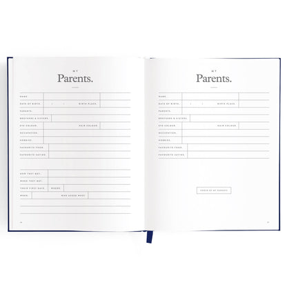 This Is My Story Memoir Journal Navy | Fox & Fallow