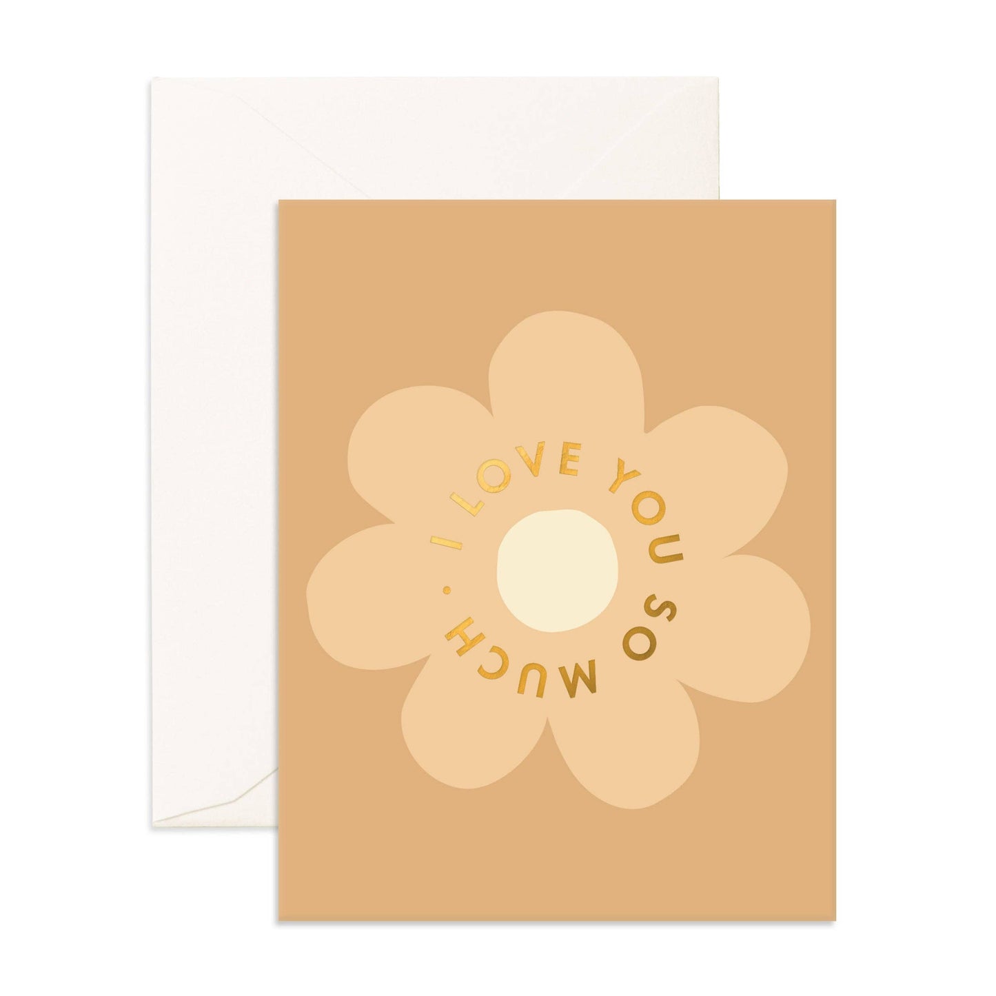 Fox & Fallow - Love You Flower Greeting Card