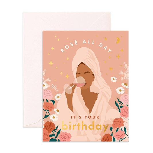 Fox & Fallow - Rose All Day Greeting Card