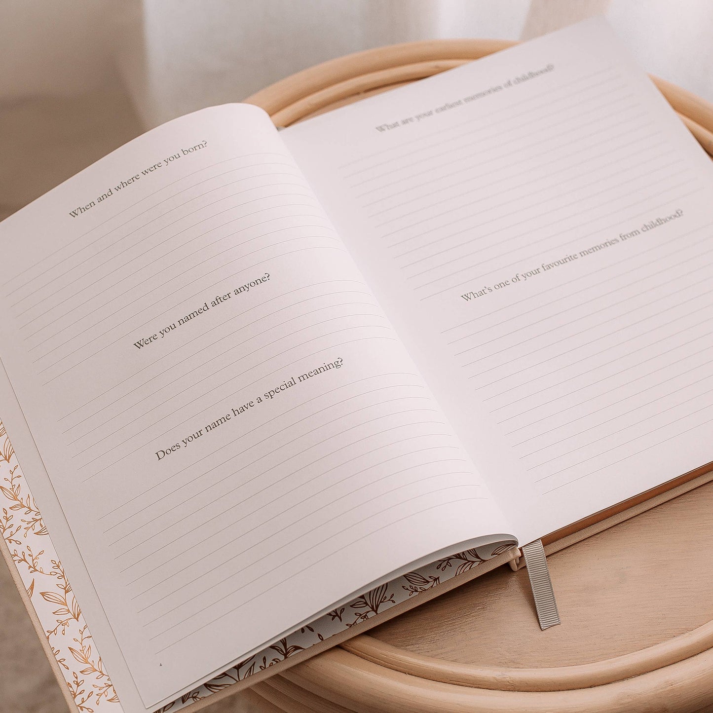 This Is My Story Memoir Journal Cream | Fox & Fallow