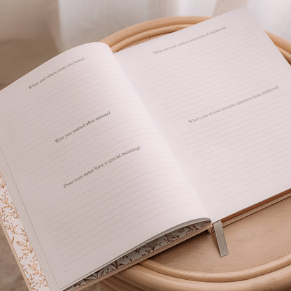 This Is My Story Memoir Journal Cream | Fox & Fallow