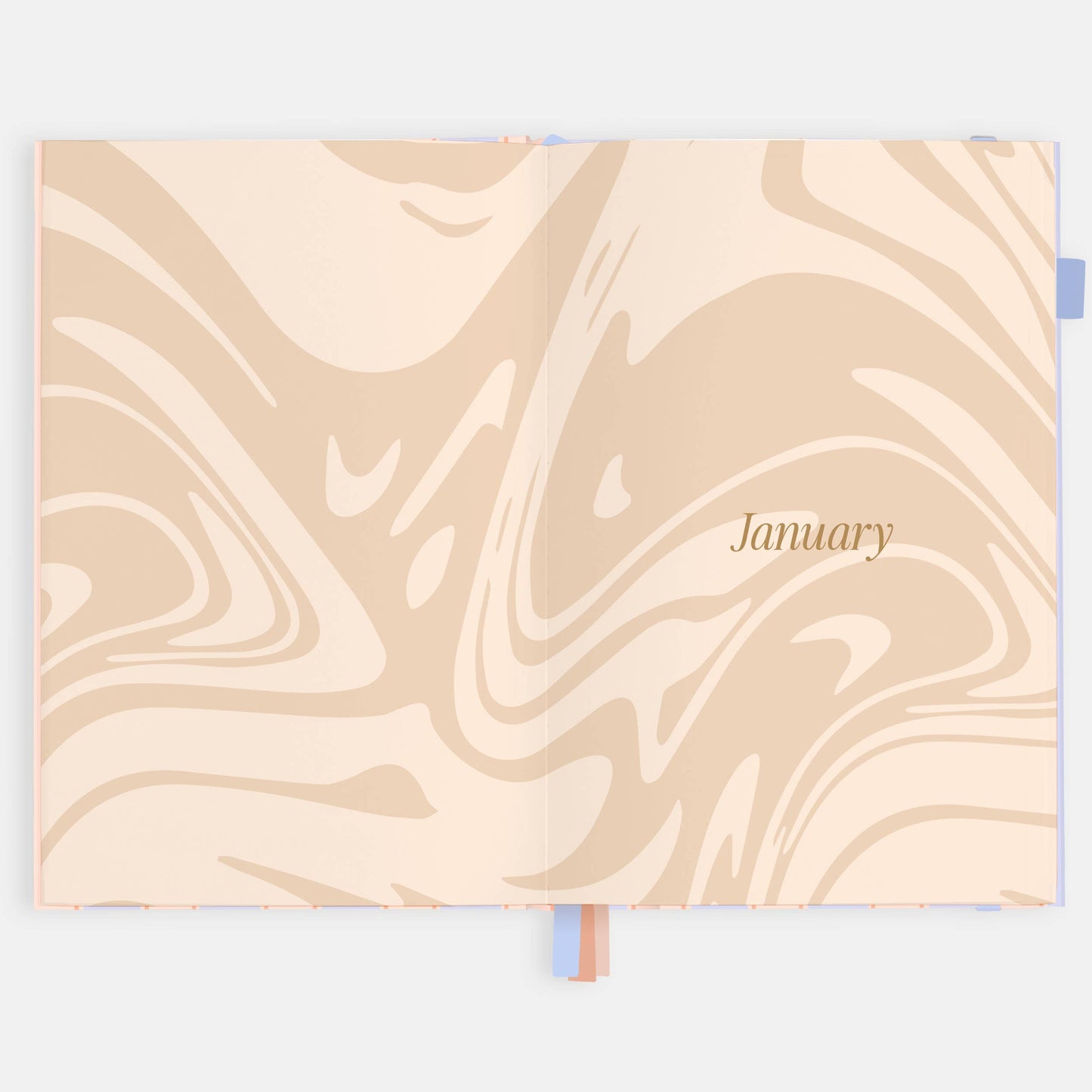 Fox & Fallow - 2026 Powder Stripe A5 Academic Vertical Planner