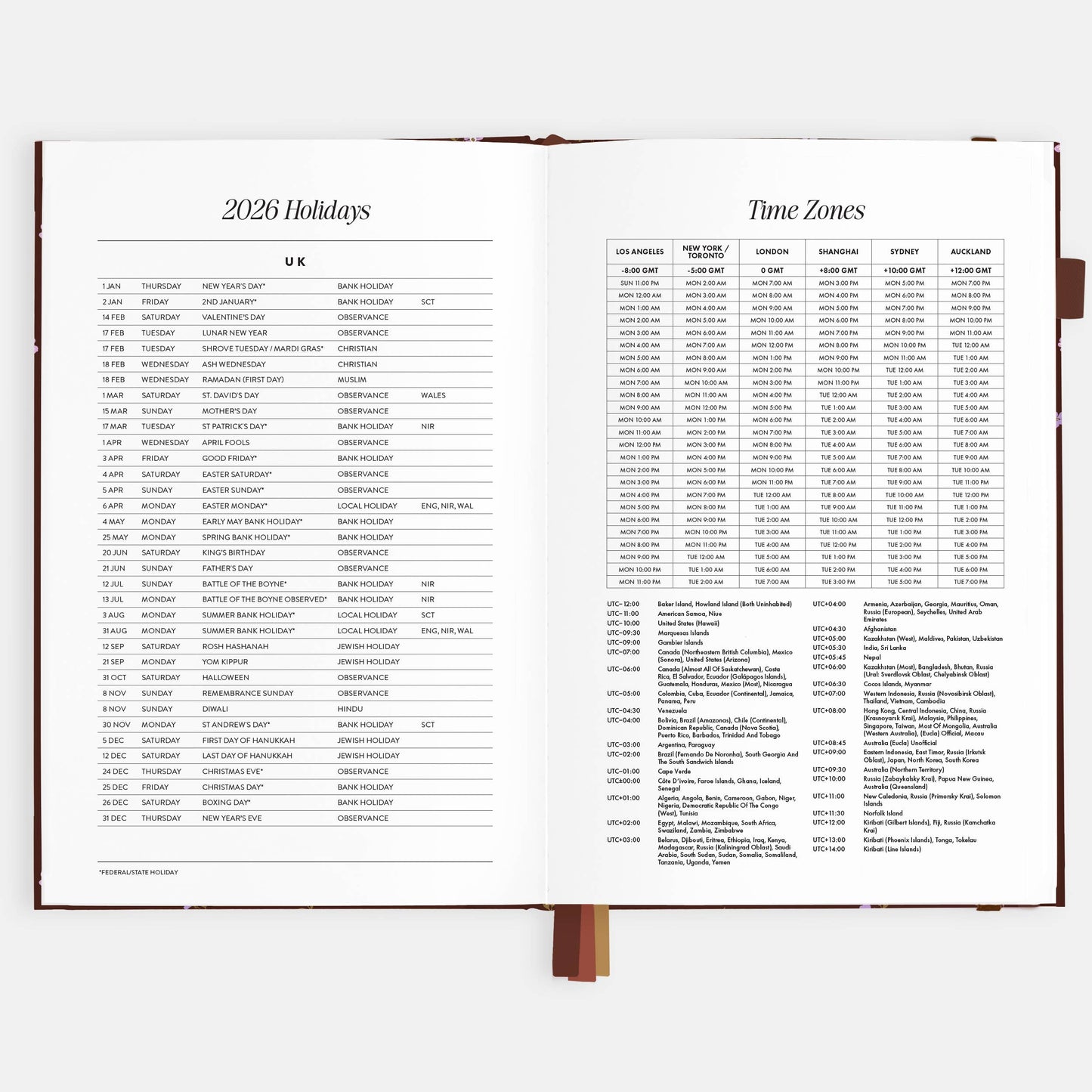 Fox & Fallow - 2026 Wisteria A5 Vertical Planner