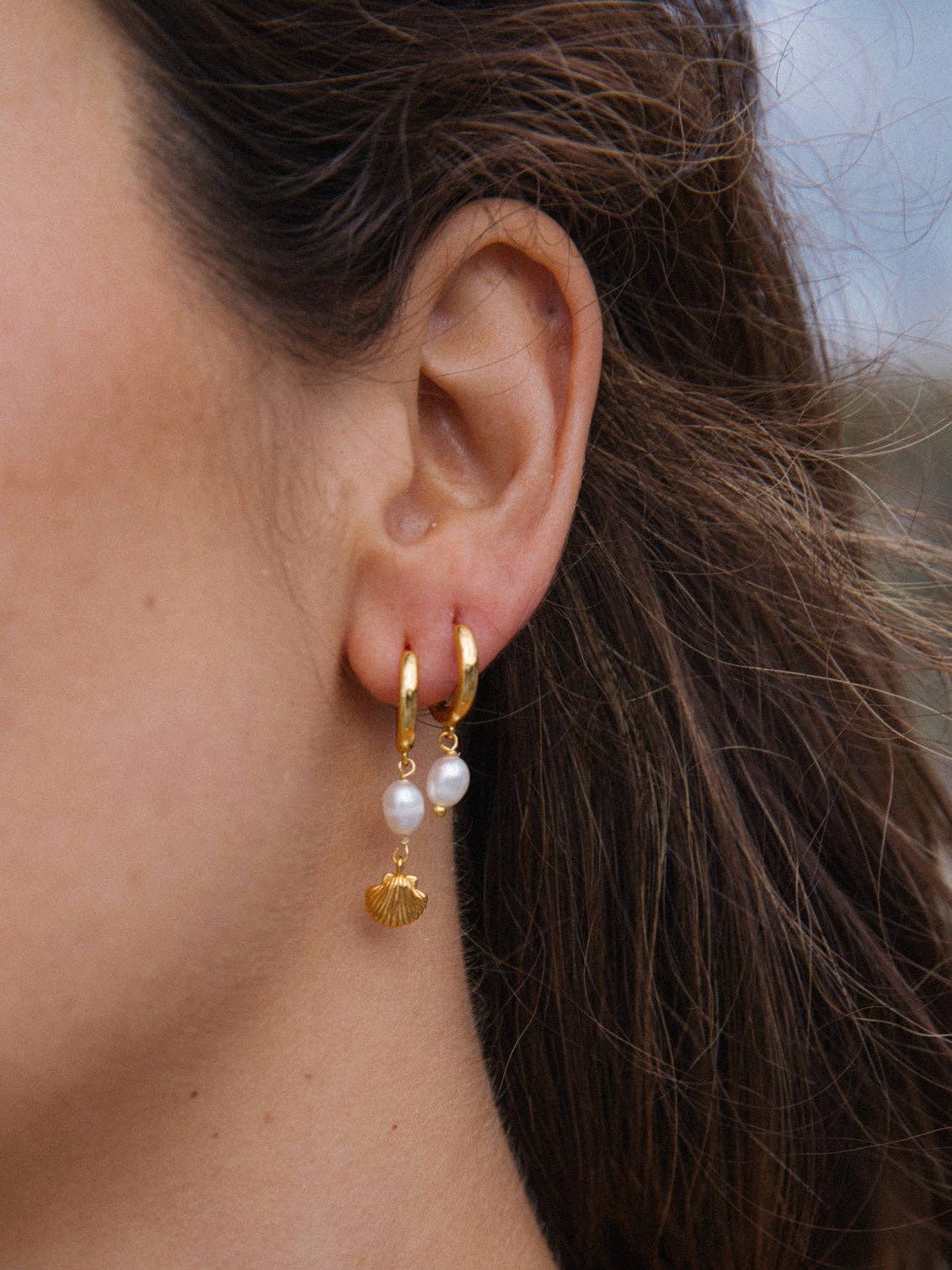 Cora Hoops in 18k Gold | Malakai the Label