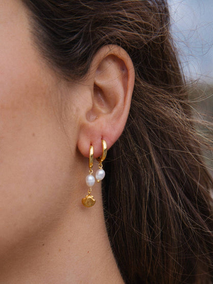 Cora Hoops in 18k Gold | Malakai the Label