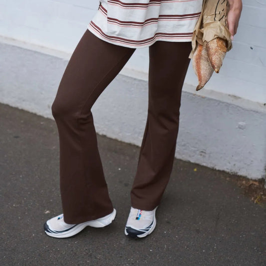 Ponte Bootleg Pants - Chocolate