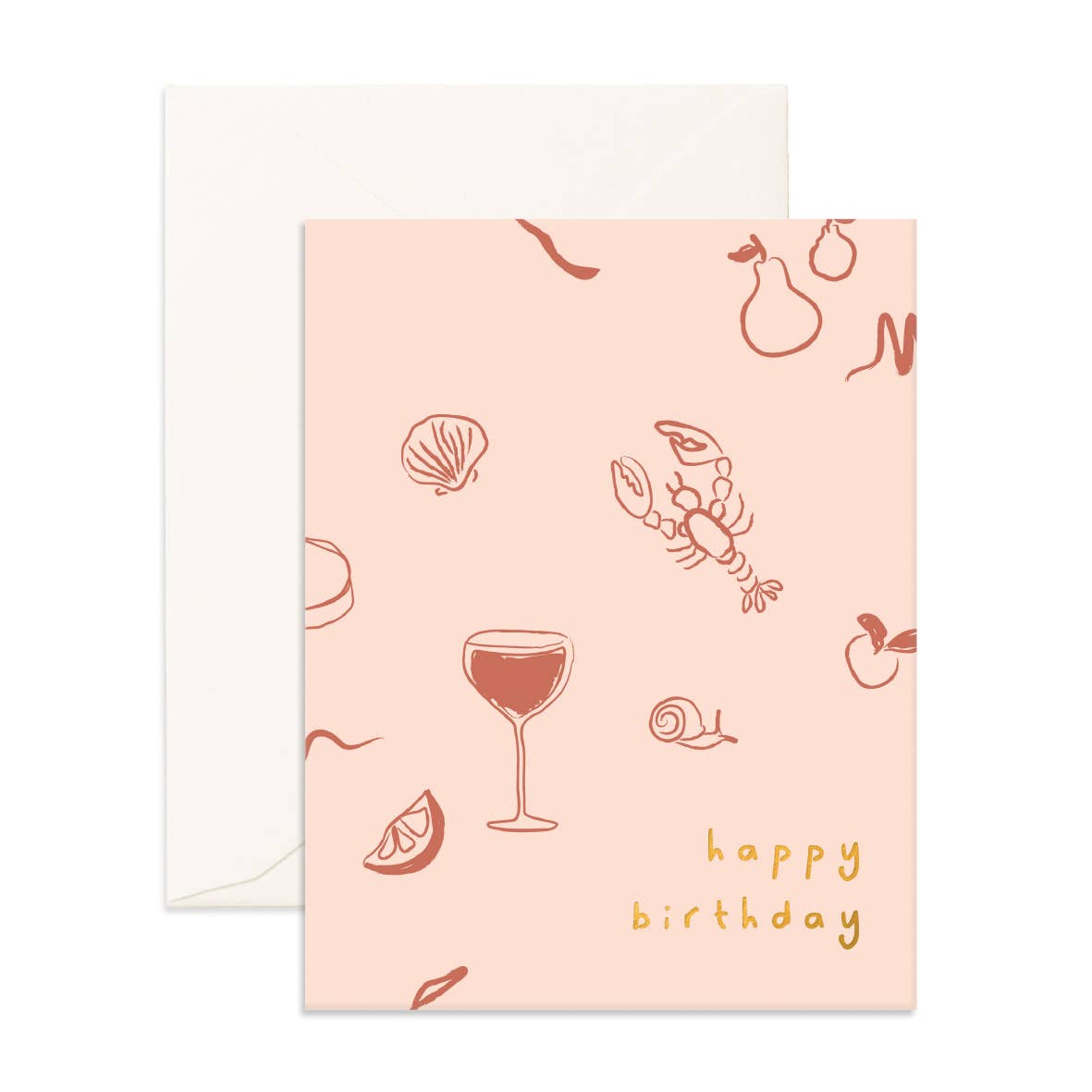 Fox & Fallow - Birthday Long Lunch Greeting Card
