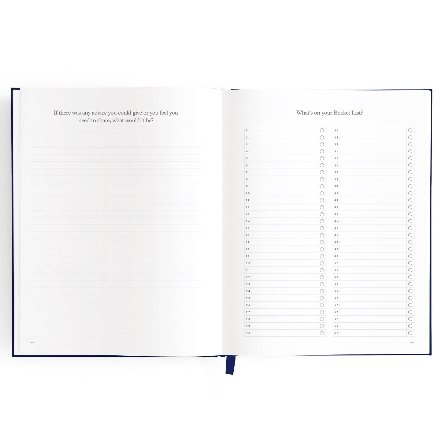 This Is My Story Memoir Journal Navy | Fox & Fallow