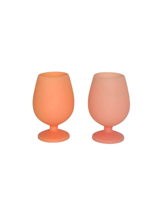 Porter Green - Peach + Petal | Stemm | Silicone Unbreakable Wine Glasses