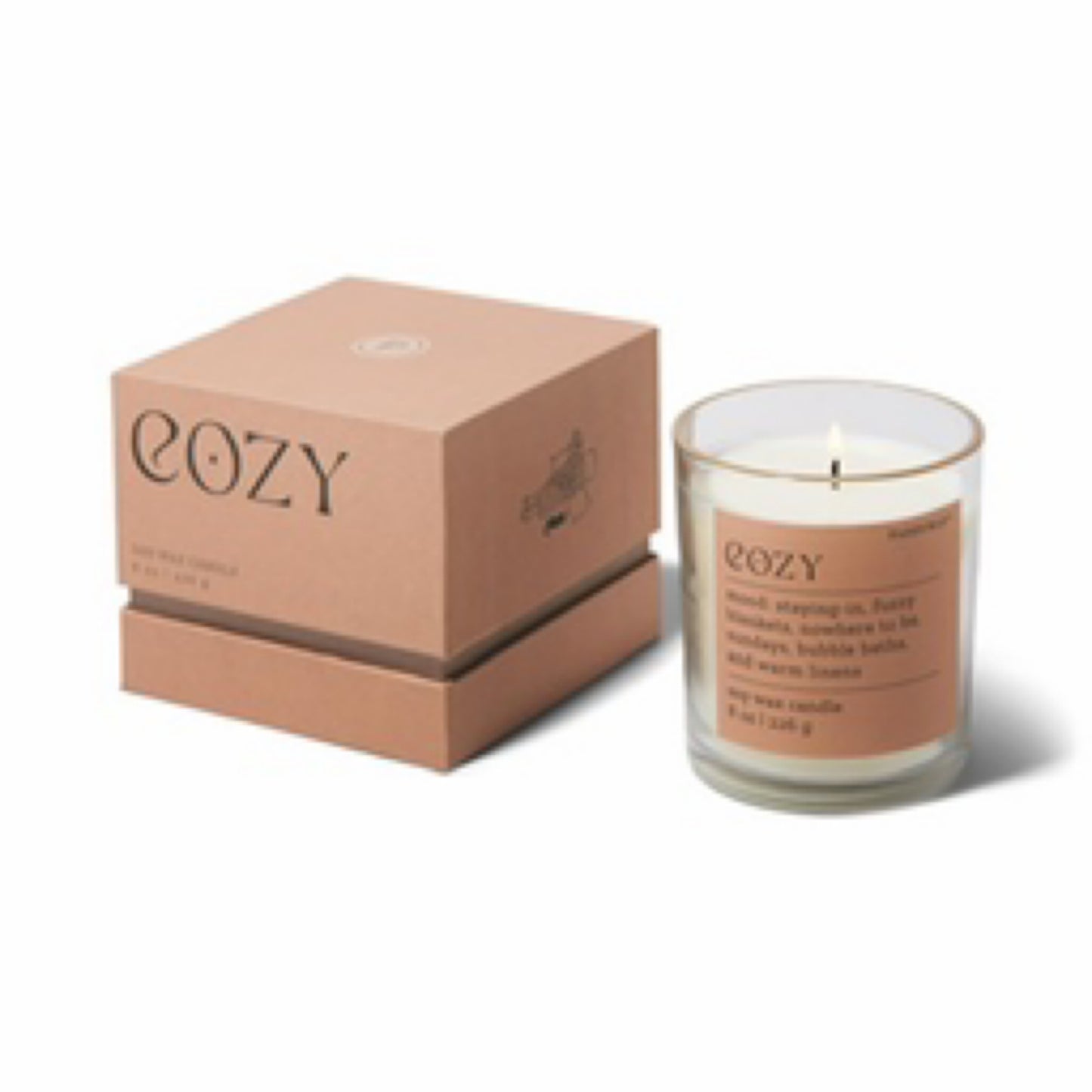 Mood Candle 8oz - Cozy - Taupe - Cashmere & French Orris | PADDYWAX