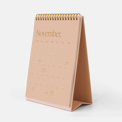 Fox & Fallow - 2026 Minimal Desk Calendar