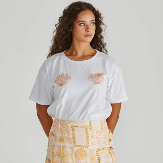 Cynthia Tee T-Shirt - White Seashell