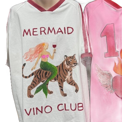 Jersey Tee T-Shirt - Mermaid Vino Club | By Frankie