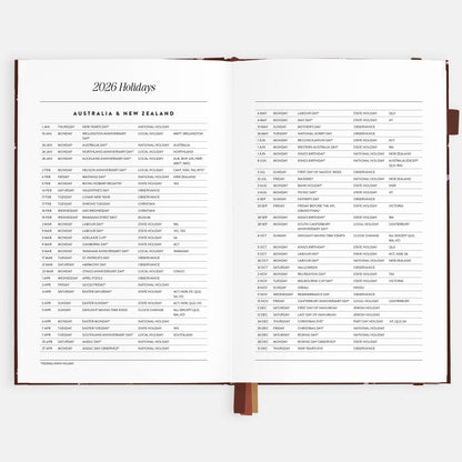 Fox & Fallow - 2026 Wisteria A5 Vertical Planner