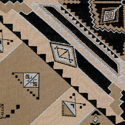 'Nowhere Man' Woven Picnic Rug/Throw: Large 170x200cm | HENDEER