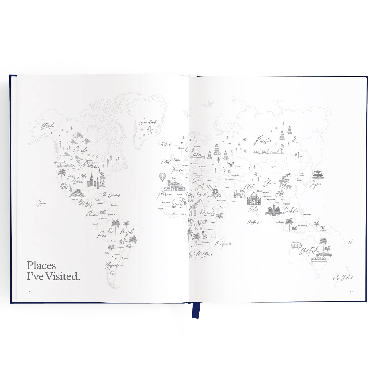 This Is My Story Memoir Journal Navy | Fox & Fallow