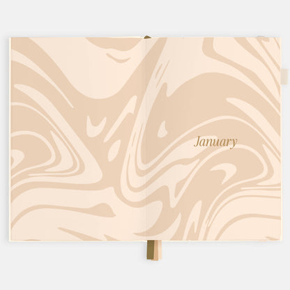 2026 Creme A5 Vertical Planner | Fox & Fallow