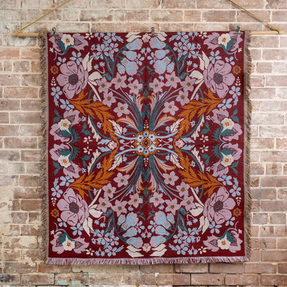 'Magical Mystery' Woven Picnic Rug/Throw Large 170x200cm - HENDEER