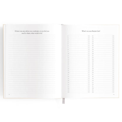 This Is My Story Memoir Journal Cream | Fox & Fallow