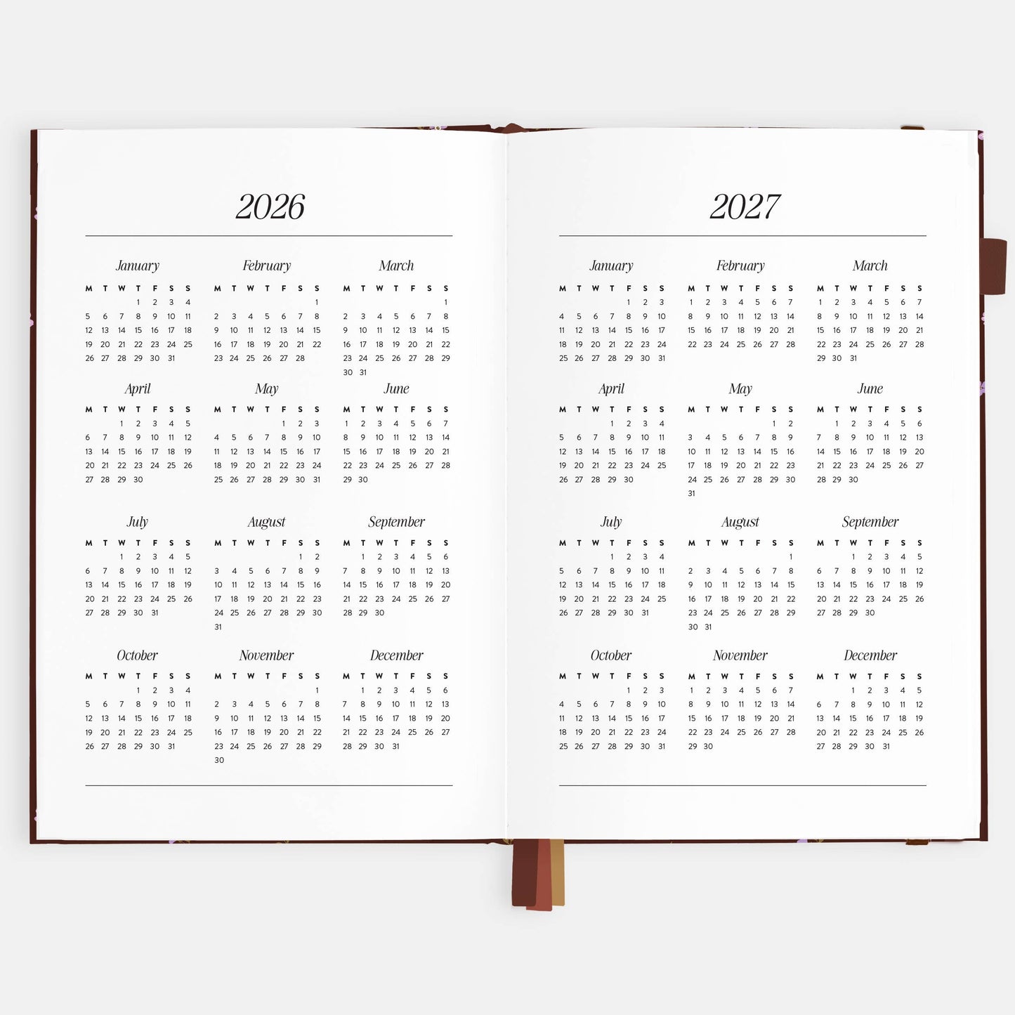 Fox & Fallow - 2026 Wisteria A5 Vertical Planner
