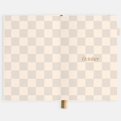 2026 Creme A5 Vertical Planner | Fox & Fallow