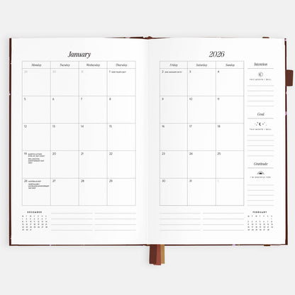 Fox & Fallow - 2026 Wisteria A5 Vertical Planner