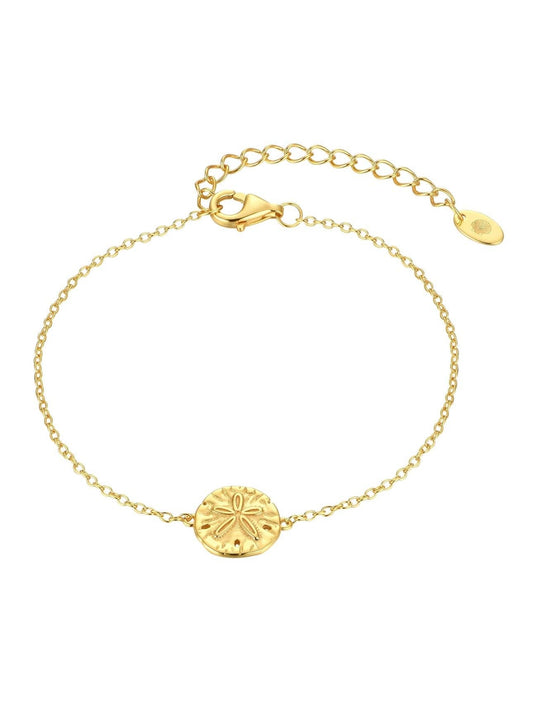 Sand Dollar Bracelet in 18k Gold | Malakai the Label