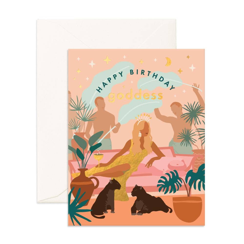 Fox & Fallow - Birthday Goddess Greeting Card