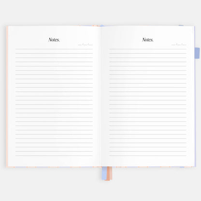 Fox & Fallow - 2026 Powder Stripe A5 Academic Vertical Planner