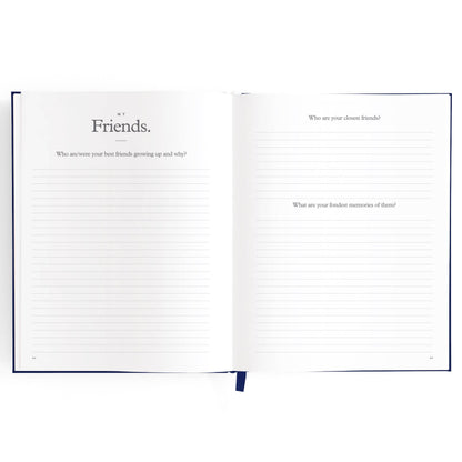 This Is My Story Memoir Journal Navy | Fox & Fallow