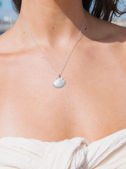 Sun Shell Necklace in Sterling Silver | Malakai the Label