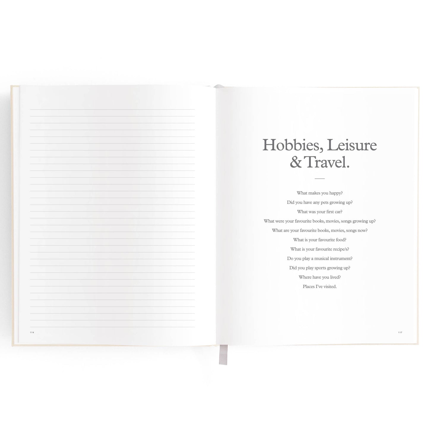 This Is My Story Memoir Journal Cream | Fox & Fallow