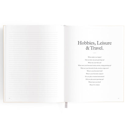 This Is My Story Memoir Journal Cream | Fox & Fallow