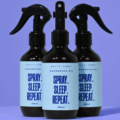MAGNESIUM OIL | SPRAY SLEEP REPEAT 200ML | Salty Vibes