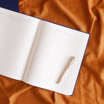 This Is My Story Memoir Journal Navy | Fox & Fallow