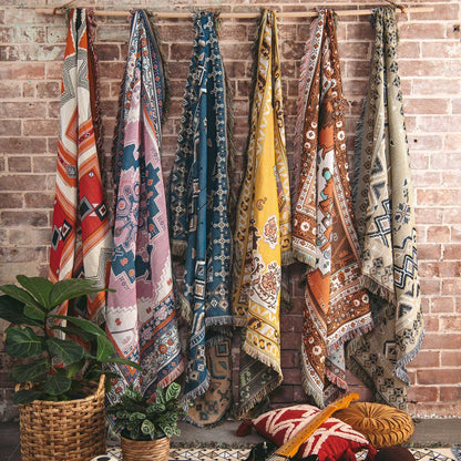 'Hey Jude' Woven Picnic Rug/Throw: Regular 130x160cm | HENDEER