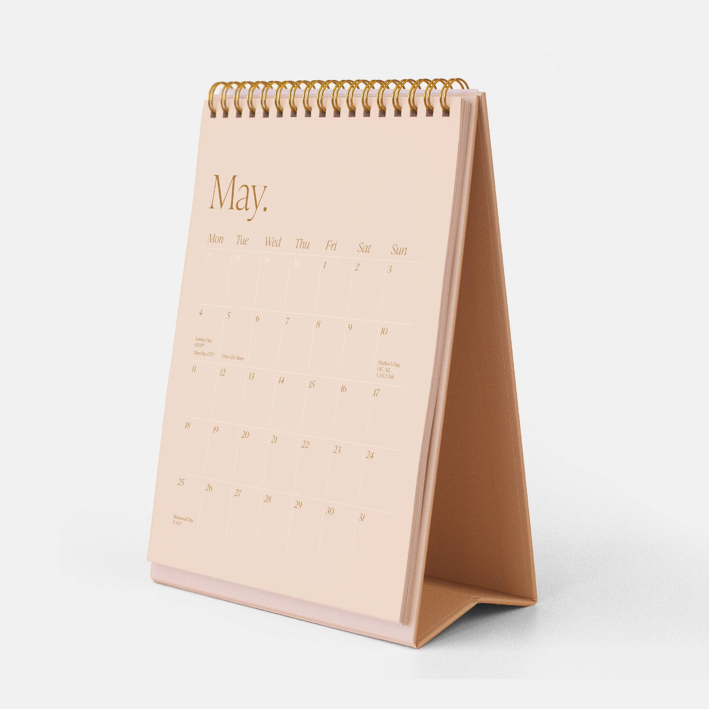 Fox & Fallow - 2026 Minimal Desk Calendar