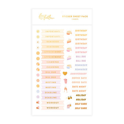 Fox & Fallow - Planner Sticker Set