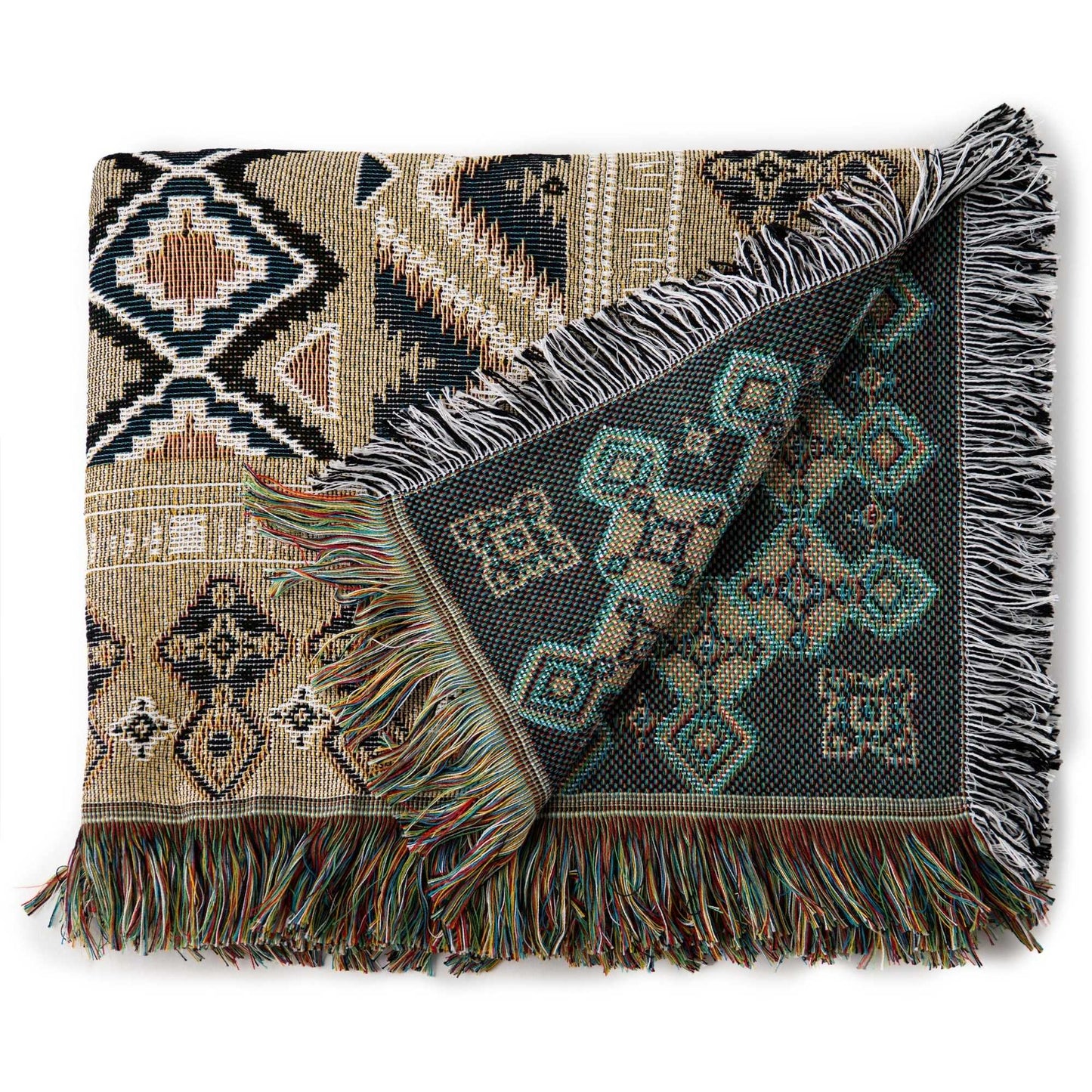 'Hey Jude' Woven Picnic Rug/Throw: Regular 130x160cm | HENDEER