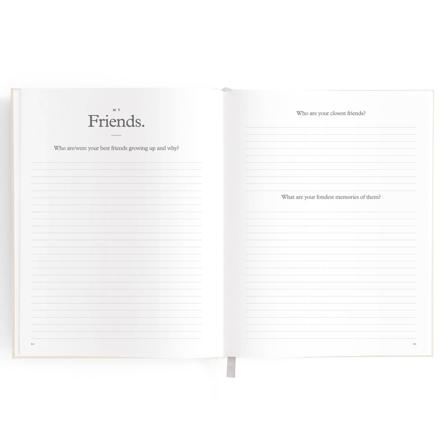 This Is My Story Memoir Journal Cream | Fox & Fallow