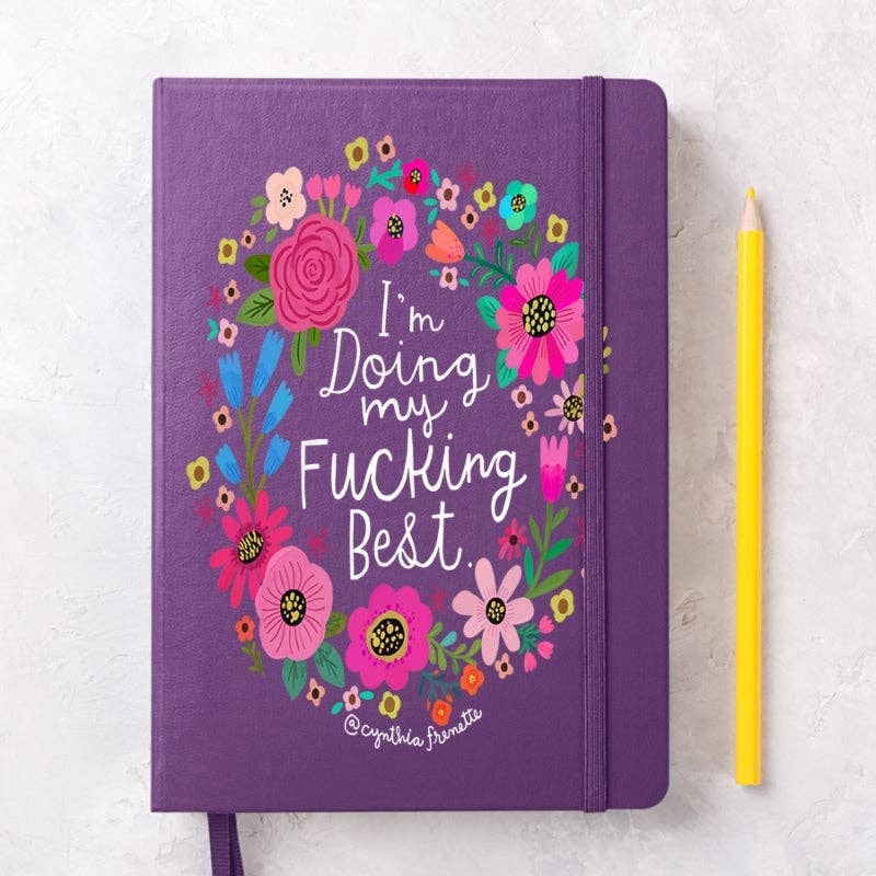 Disrupted Industries - I'm Doing My Fucking Best Notebook: PURPLE