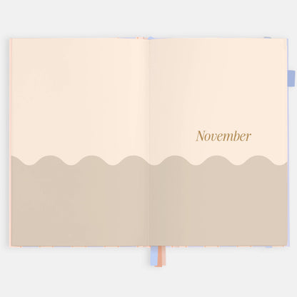 Fox & Fallow - 2026 Powder Stripe A5 Academic Vertical Planner