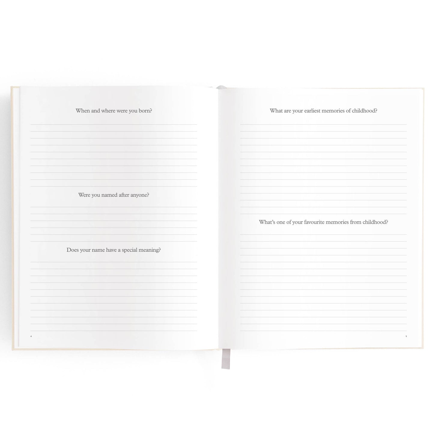 This Is My Story Memoir Journal Cream | Fox & Fallow