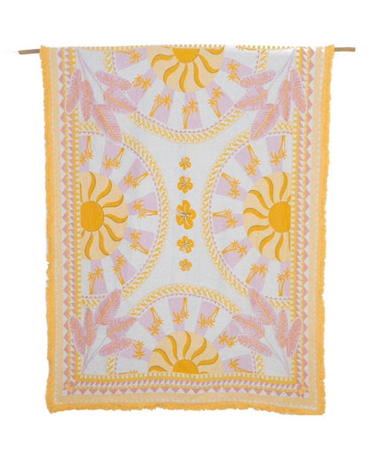 Sunni Scenes - Soli - Picnic Beach Throw Rug - XL