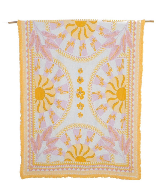 Sunni Scenes - Soli - Picnic Beach Throw Rug - XL