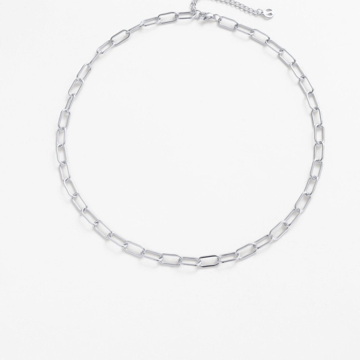 Ruby Necklace - Silver