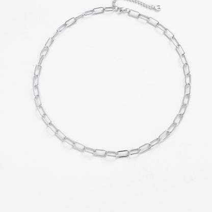 Ruby Necklace - Silver