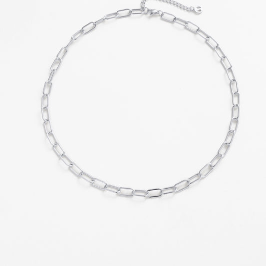 Ruby Necklace - Silver